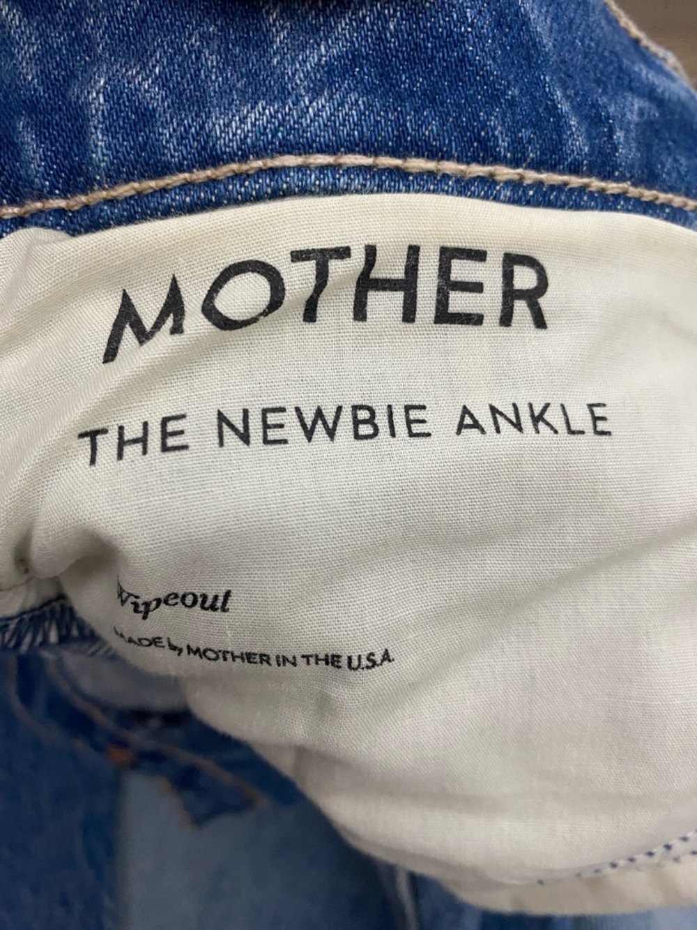 MOTHER THE NEWBIE ANKLE 100% COTTON - Picture 6 of 6